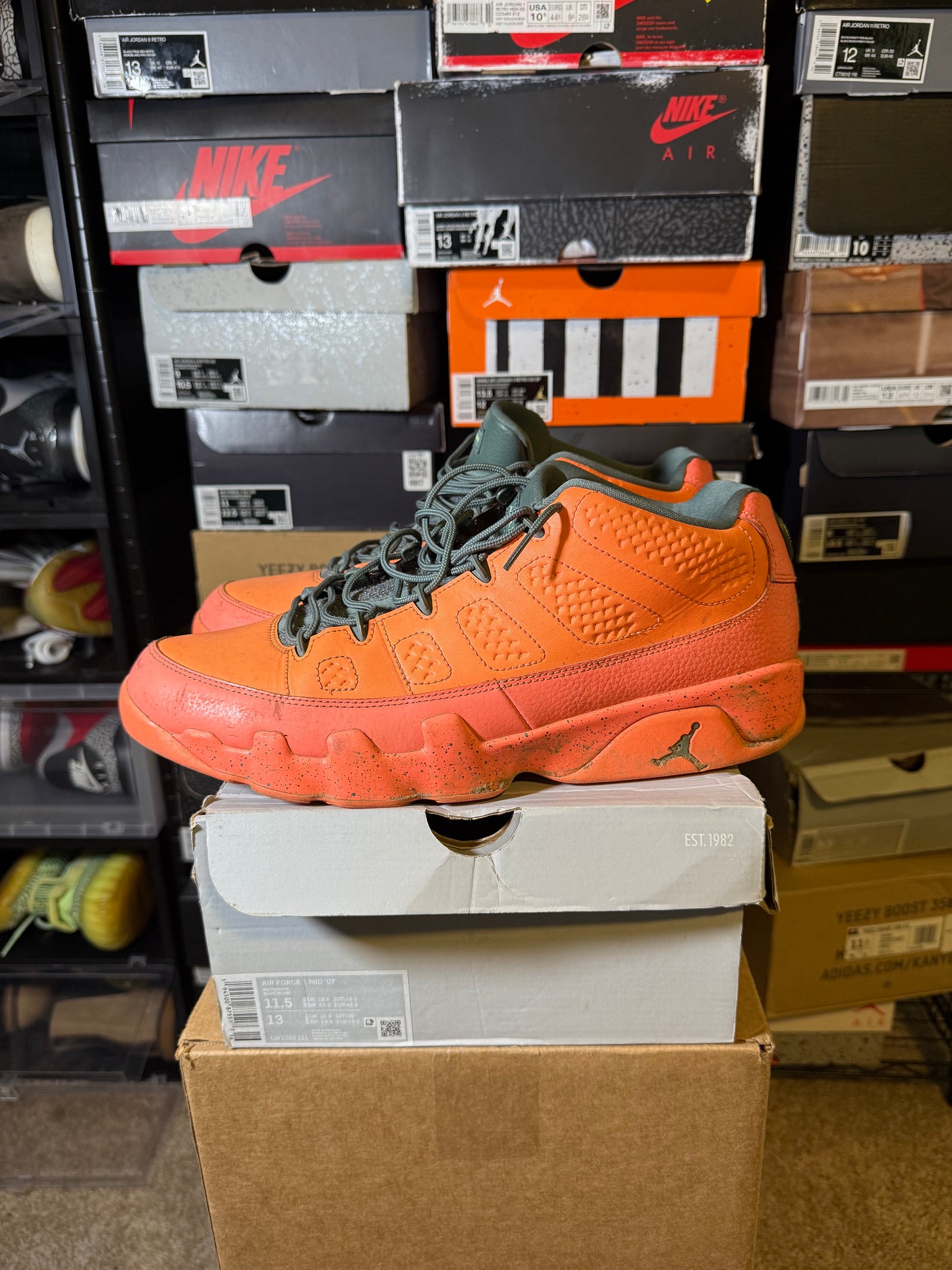 Size 13 - AJ 9 Low Bright Mango