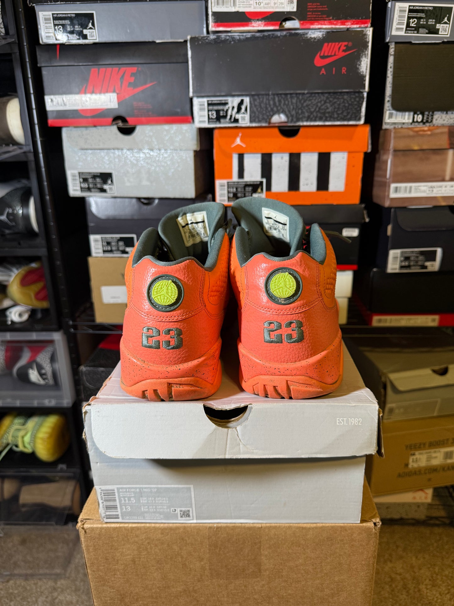 Size 13 - AJ 9 Low Bright Mango