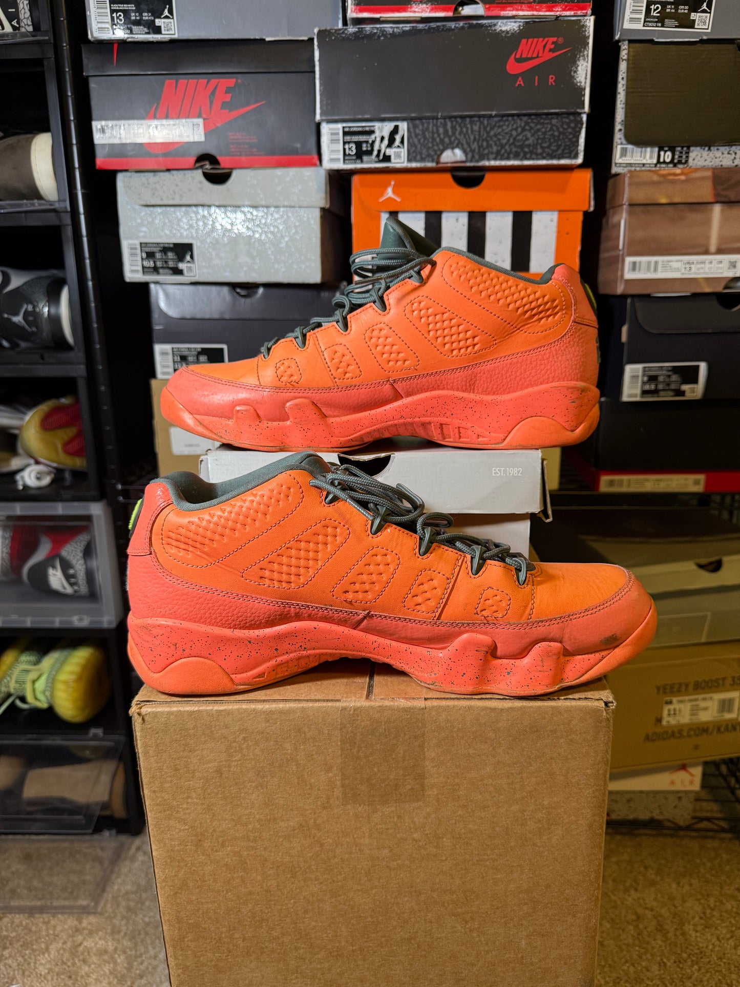 Size 13 - AJ 9 Low Bright Mango