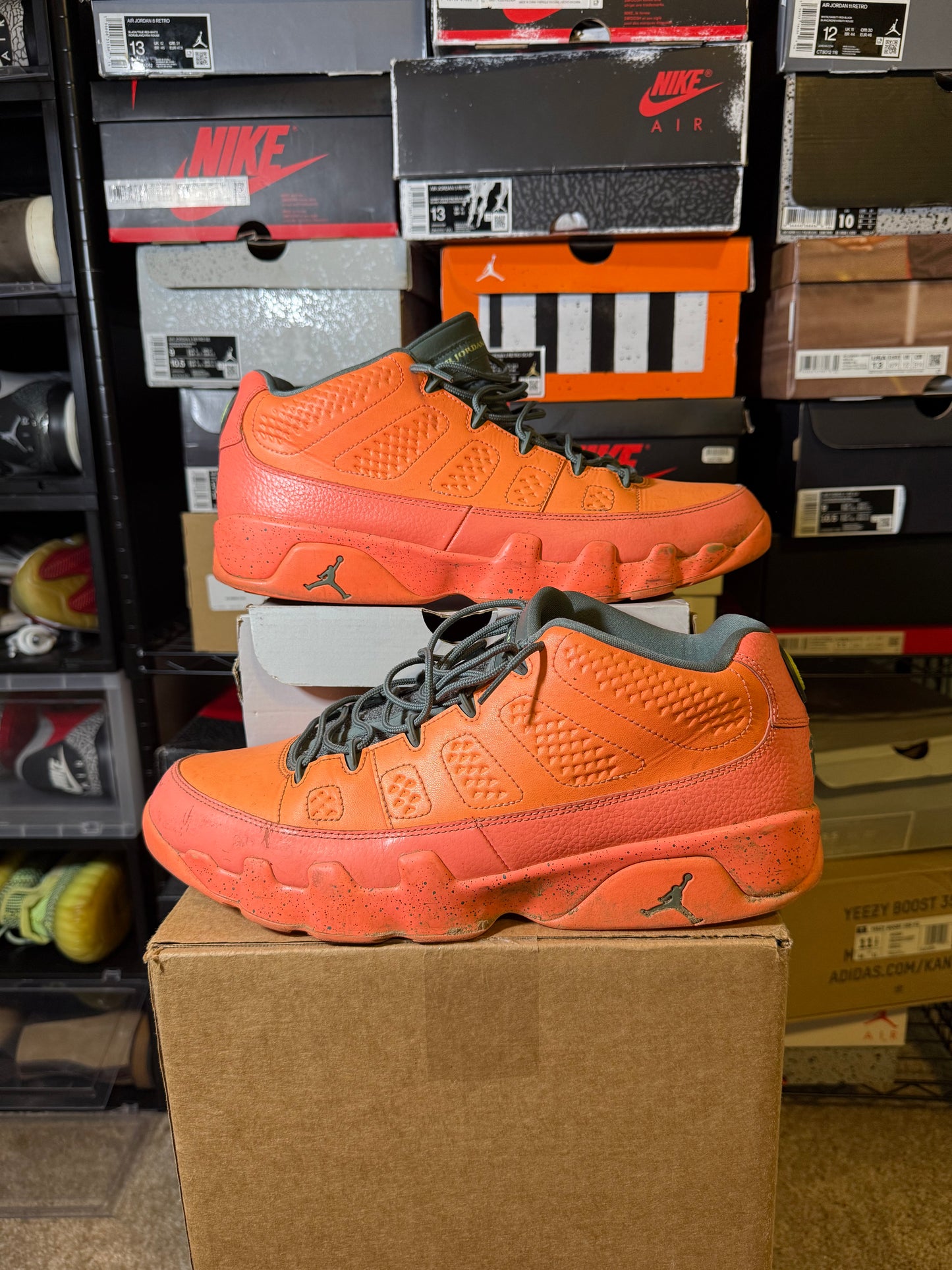 Size 13 - AJ 9 Low Bright Mango