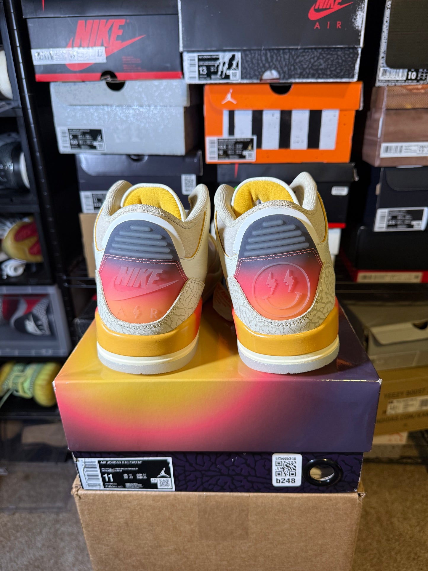 Size 11 - AJ 3 Retro x J. Balvin Mid Medellin Sunset
