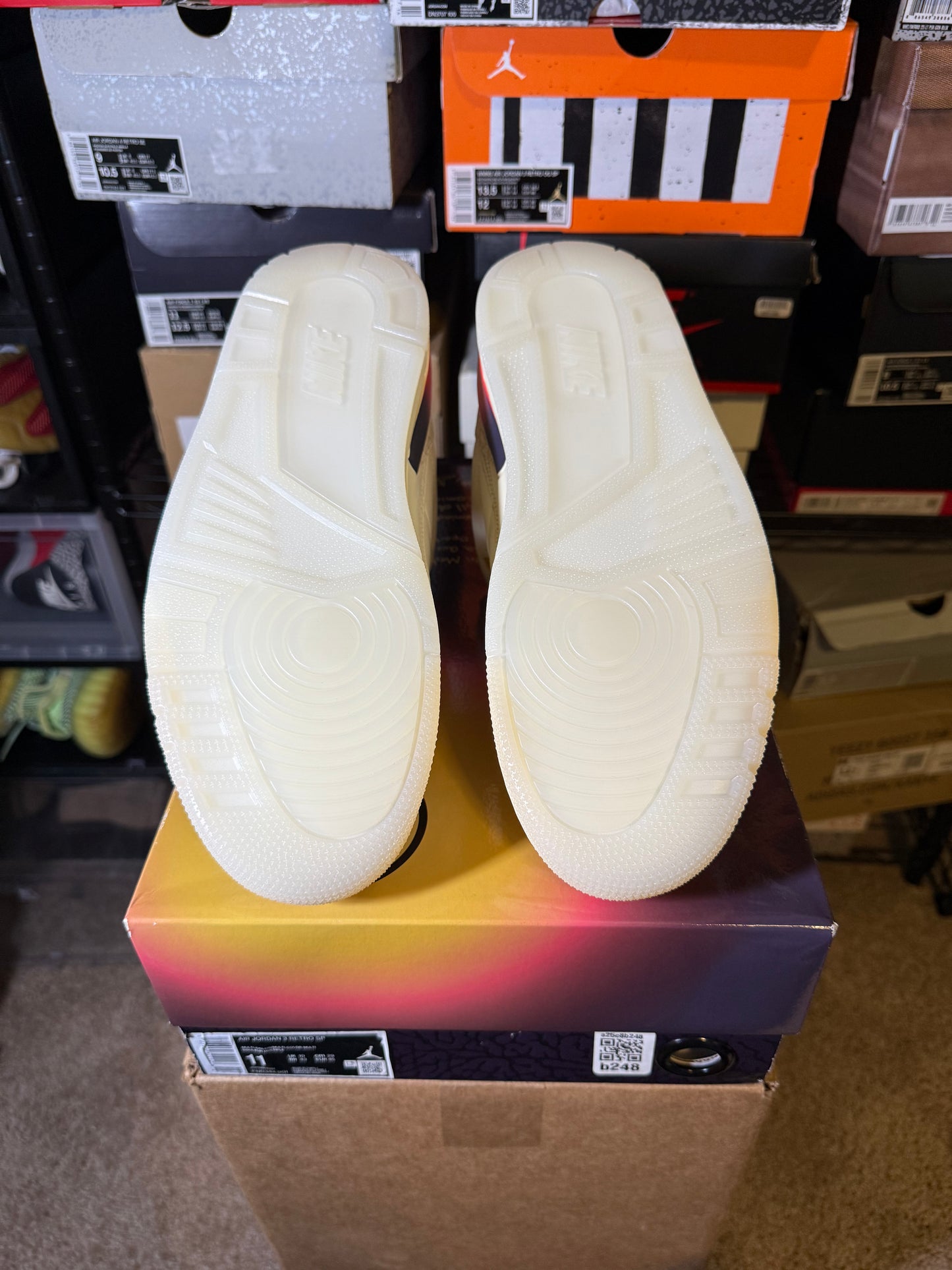 Size 11 - AJ 3 Retro x J. Balvin Mid Medellin Sunset