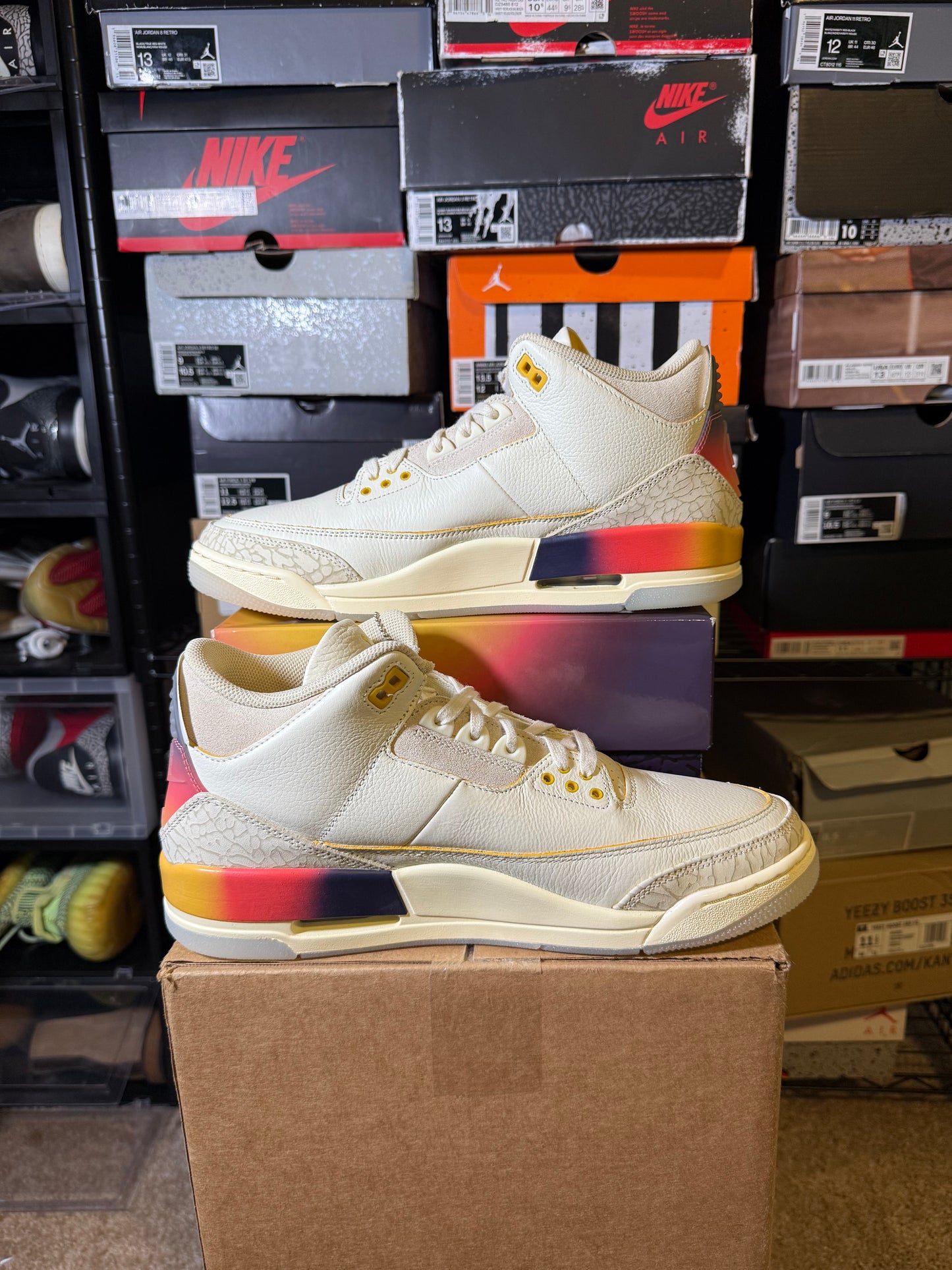 Size 11 - AJ 3 Retro x J. Balvin Mid Medellin Sunset