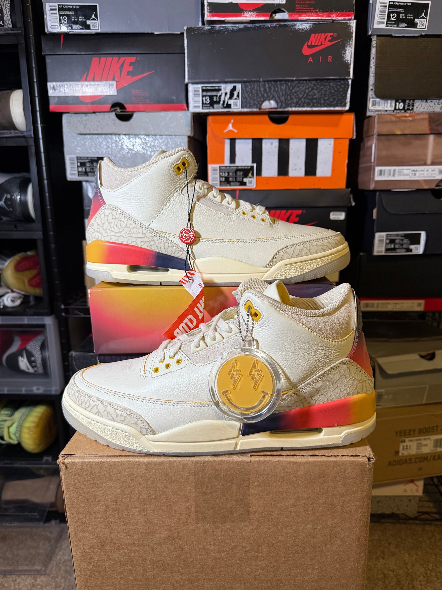 Size 11 - AJ 3 Retro x J. Balvin Mid Medellin Sunset
