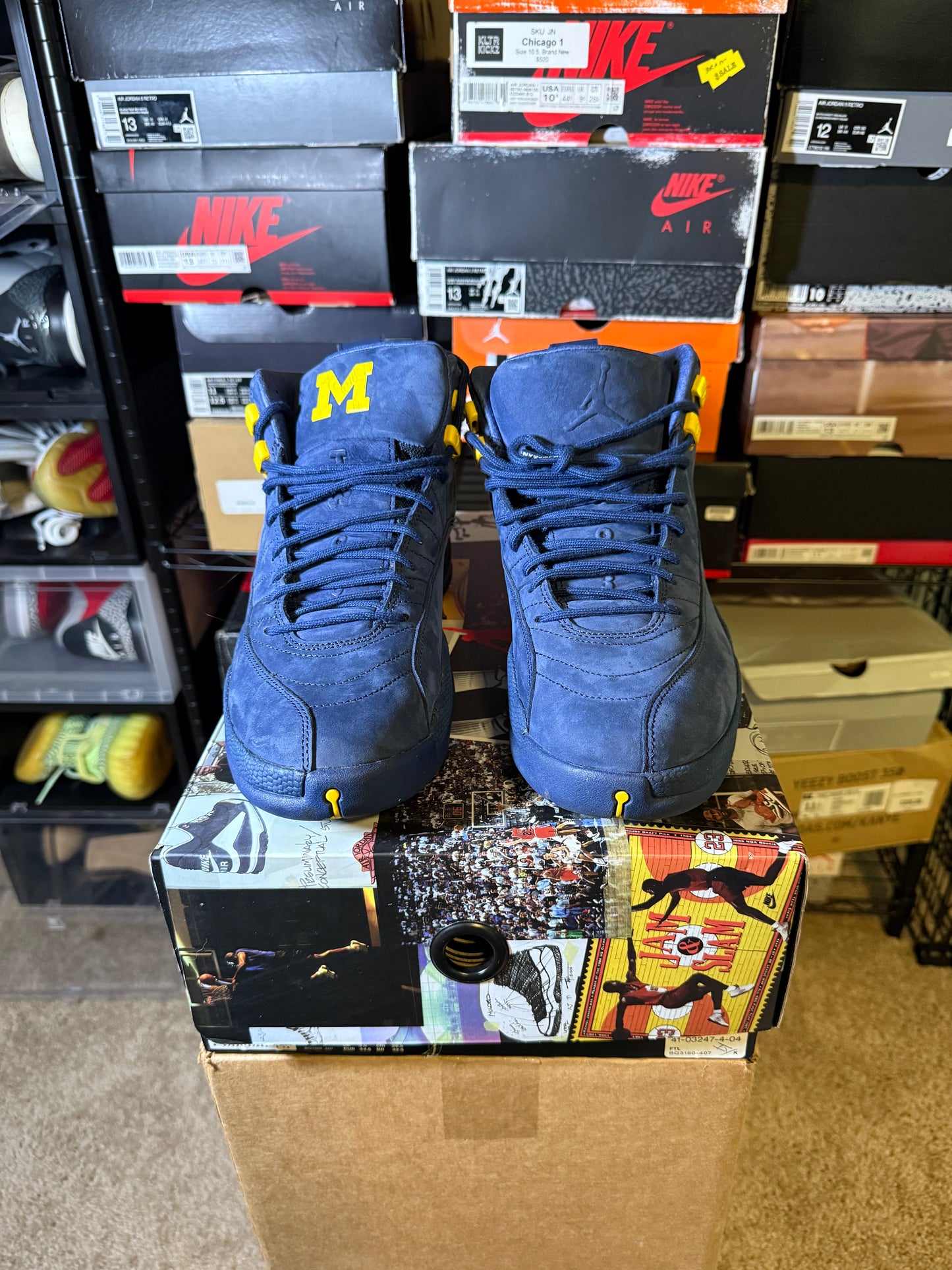 Size 10.5 - AJ 12 Retro Michigan