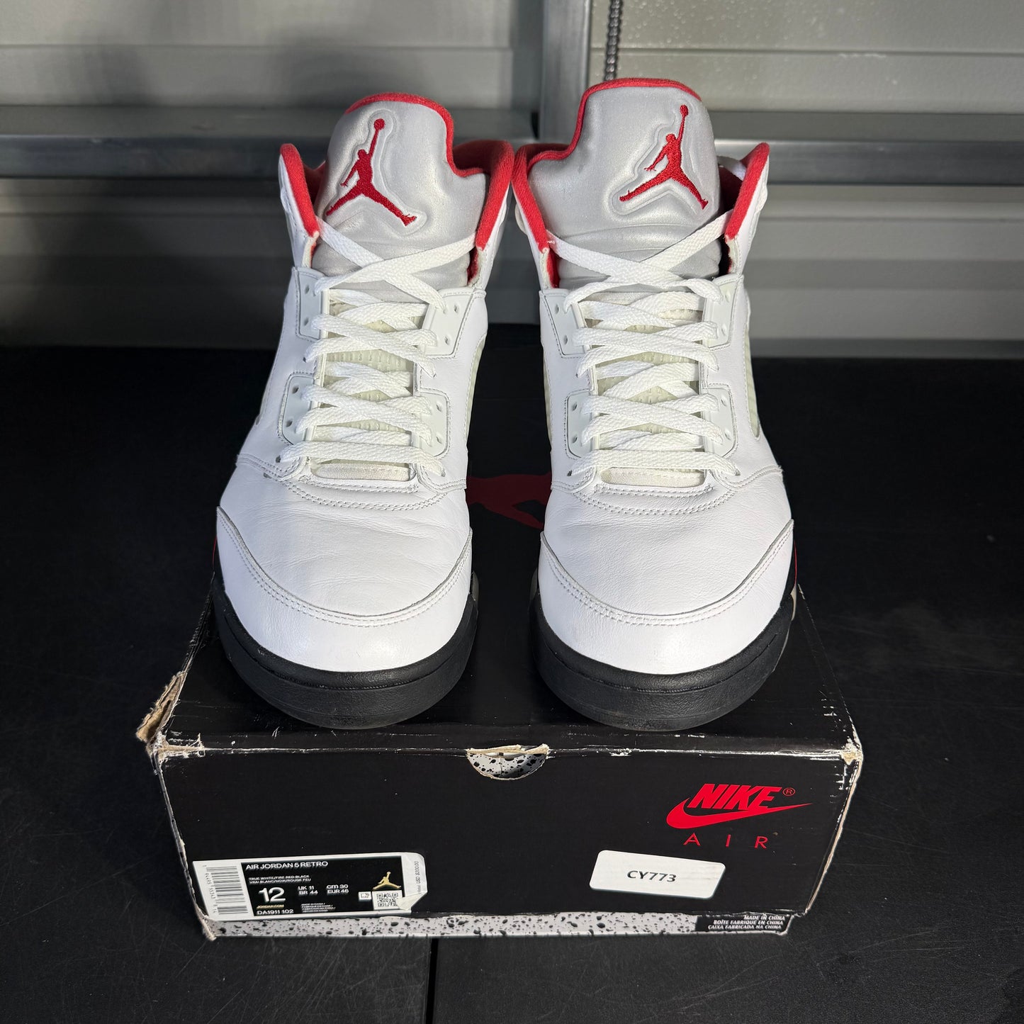 Size 12 - AJ 5 Fire Red
