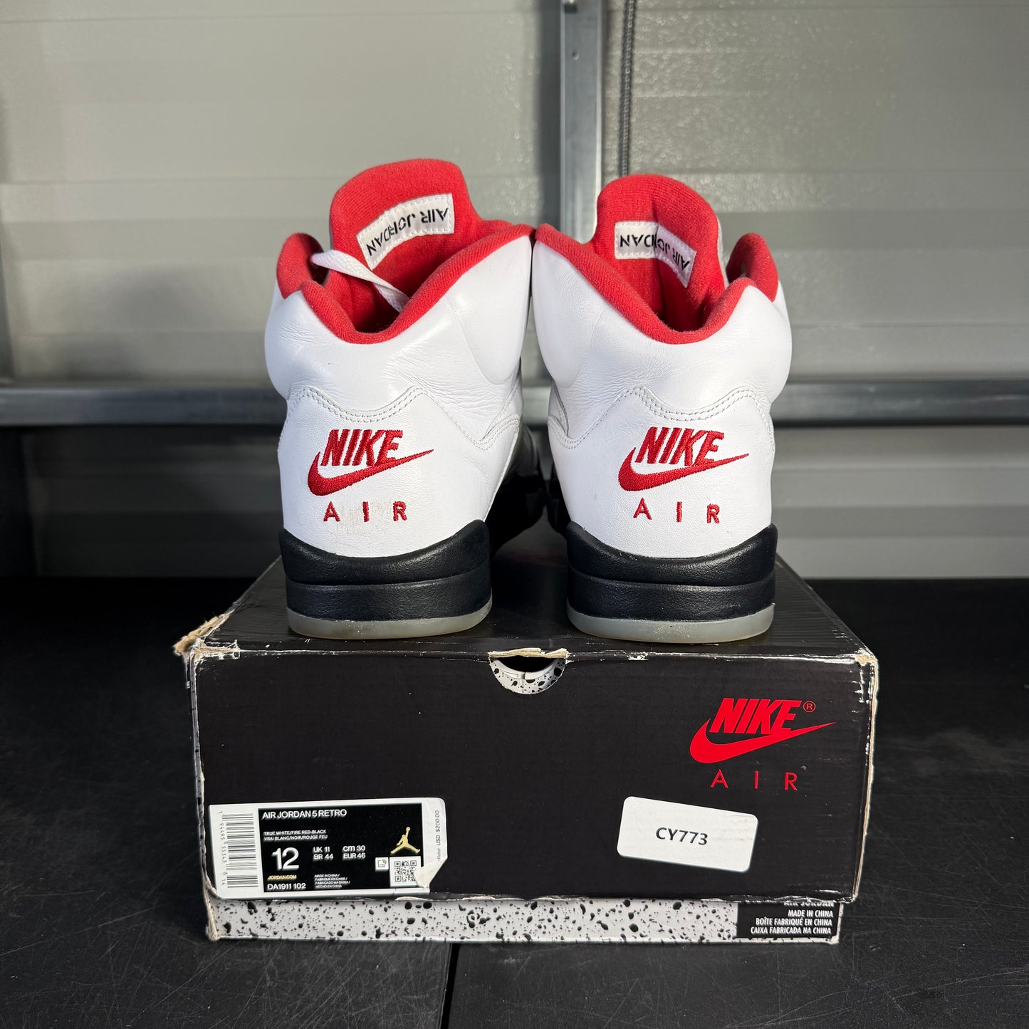 Size 12 - AJ 5 Fire Red