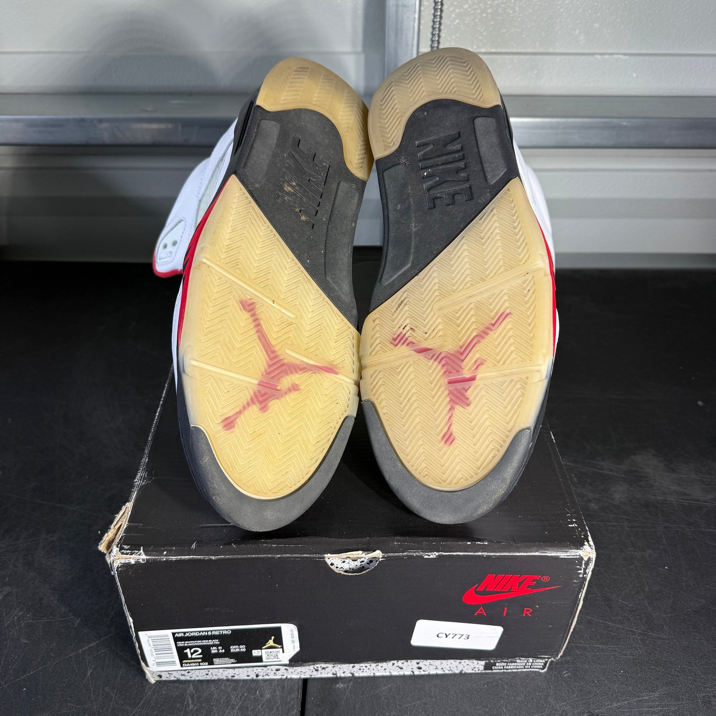 Size 12 - AJ 5 Fire Red