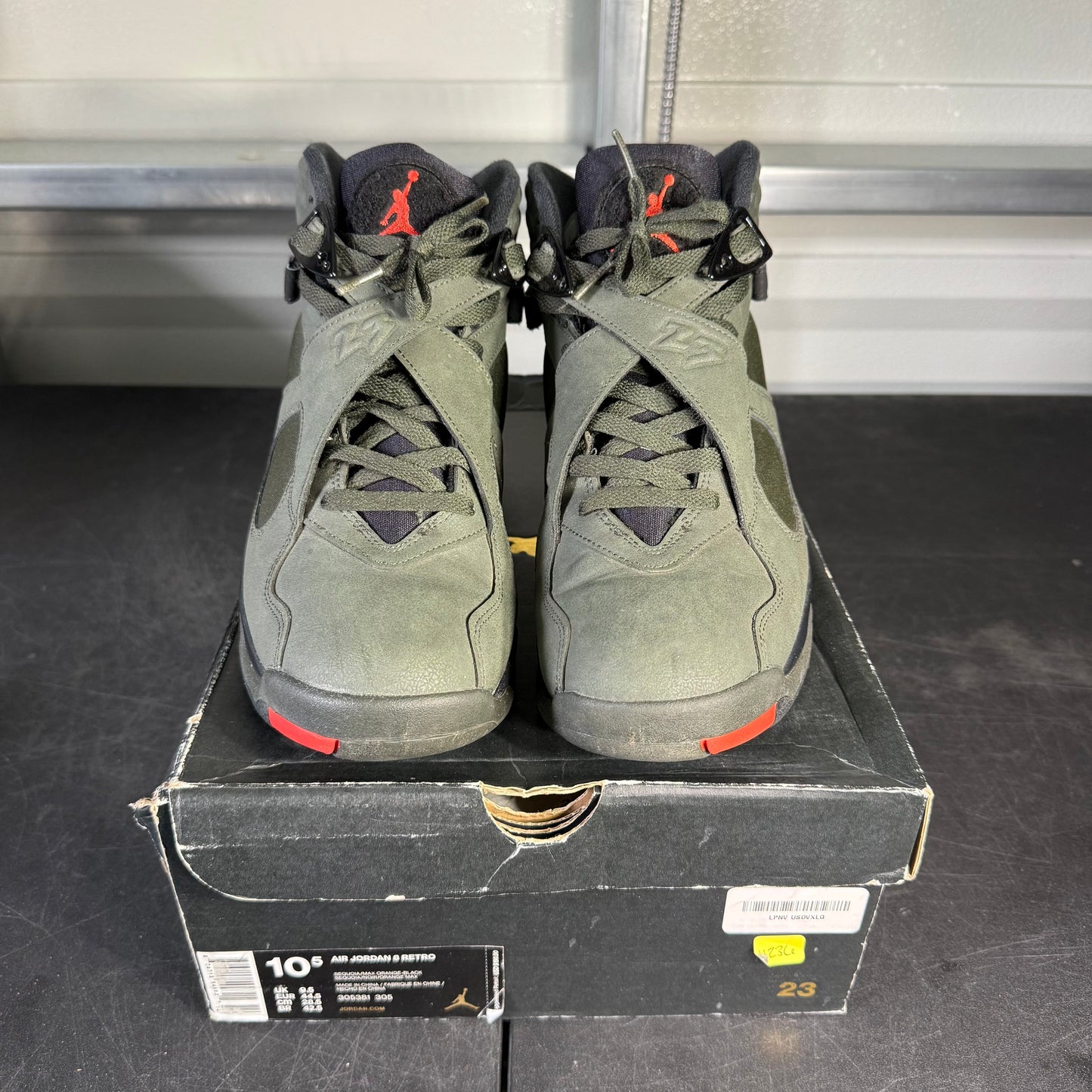 Size 10.5 - AJ 8 Take Flight Undefeated