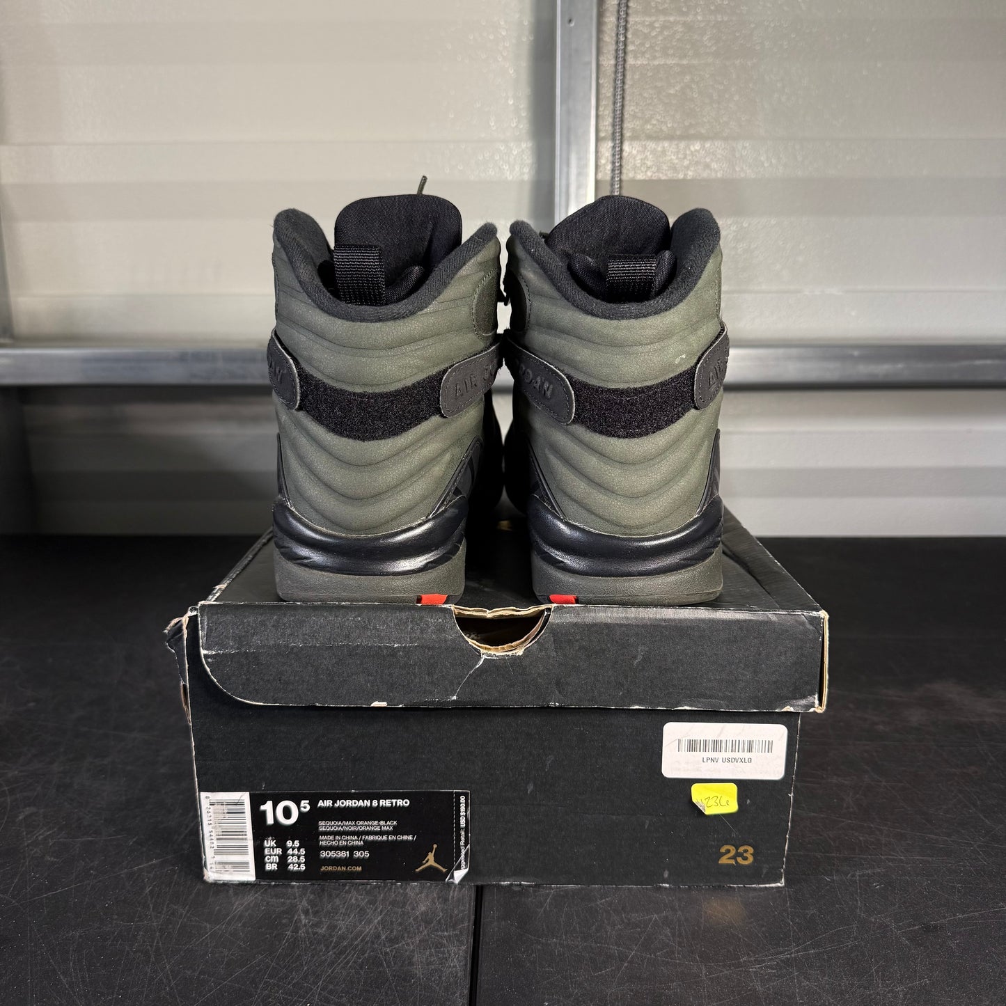 Size 10.5 - AJ 8 Take Flight Undefeated