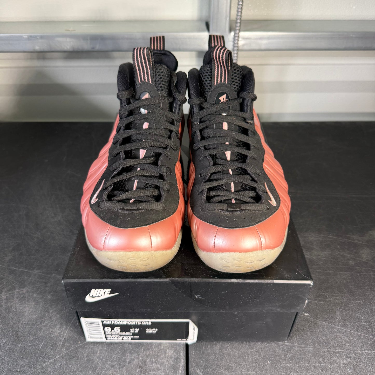Size 9.5 - Foamposite Rust Pink