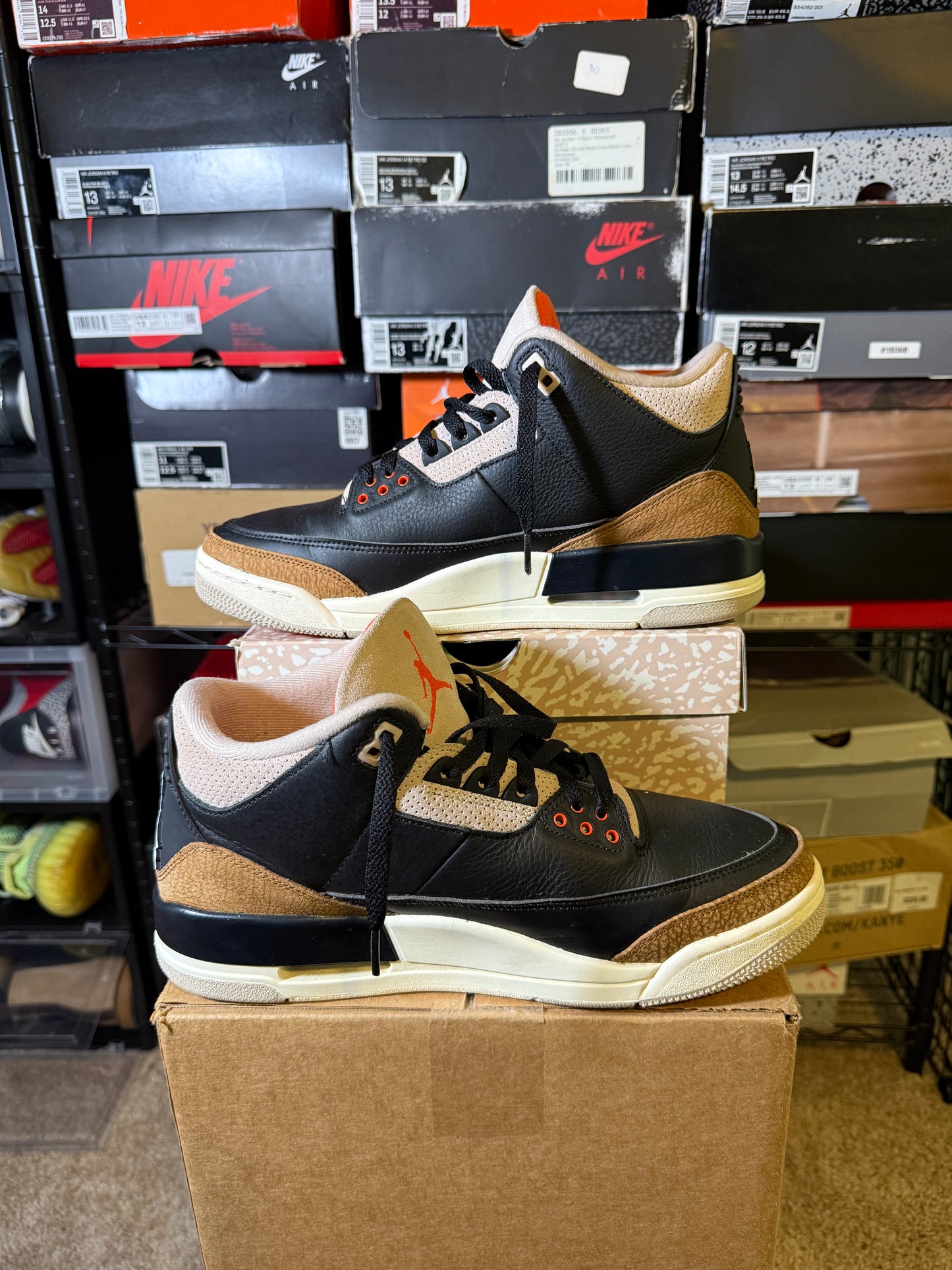 Size 10.5 - AJ 3 Retro Mid Desert Elephant