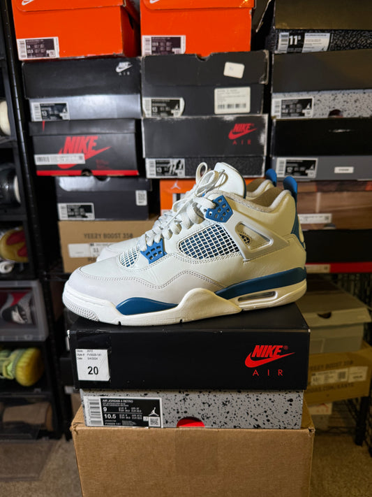 Size 9 - AJ 4 Retro 2024 Military Blue