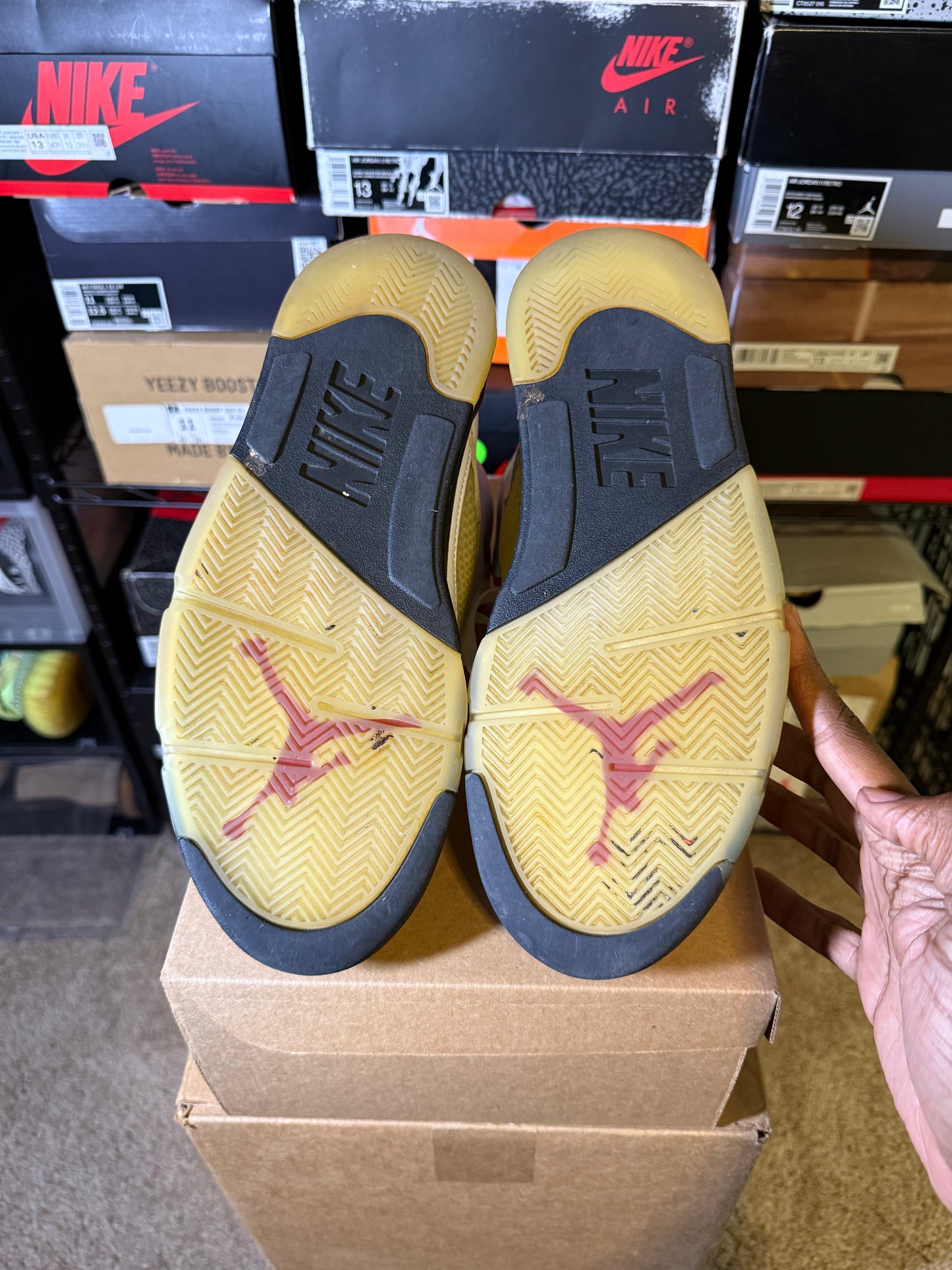 Size 9 - AJ 5 Retro Mid Fire Red