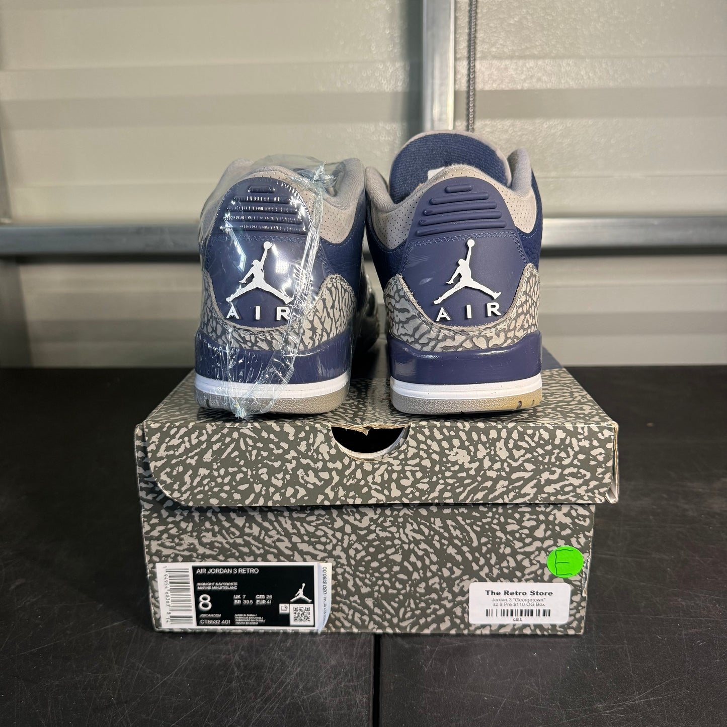 Size 8 - AJ 3 Georgetown