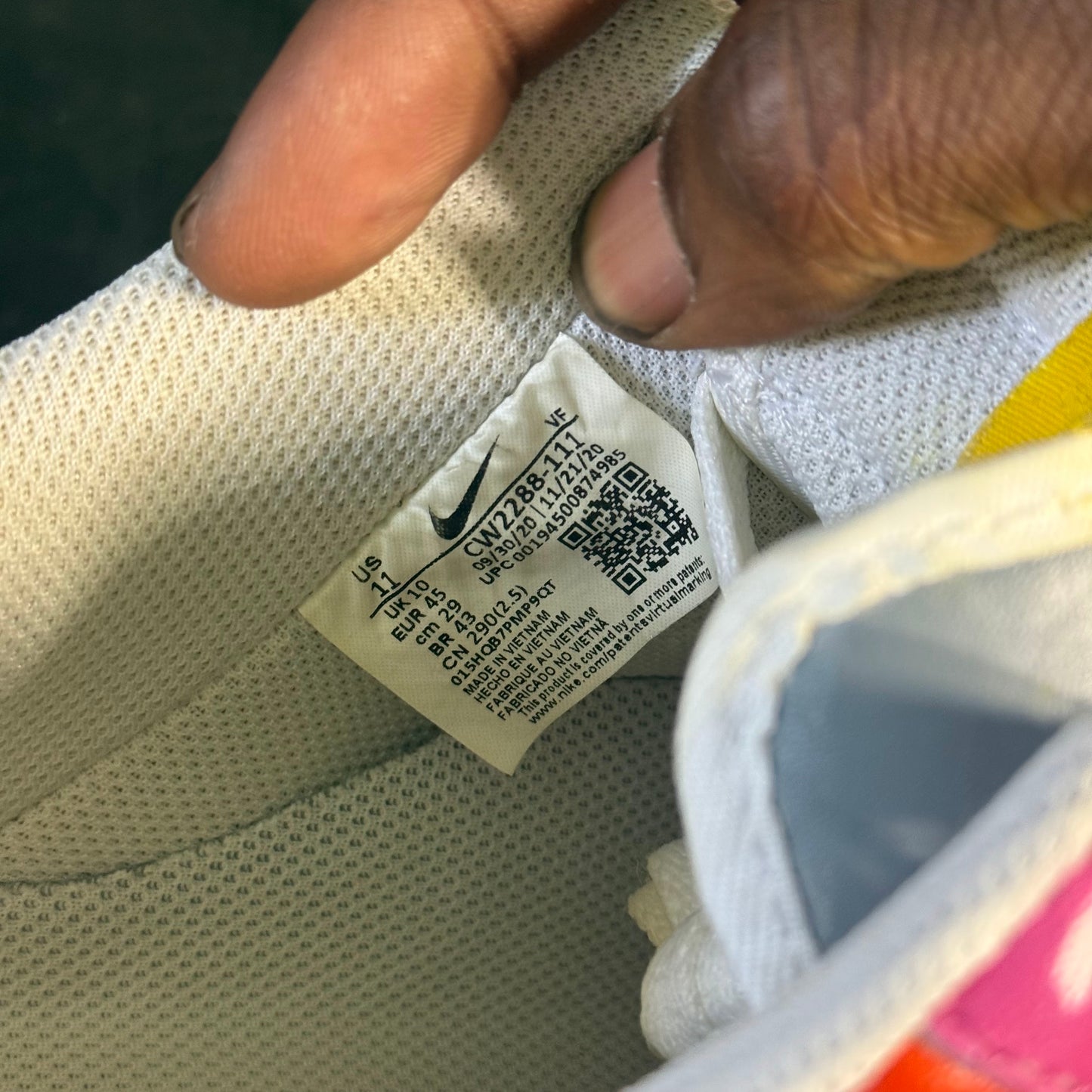 Size 11 - AF 1 Paint Custom