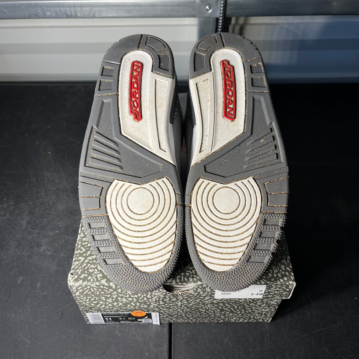 Size 11 - AJ 3 Cool Grey