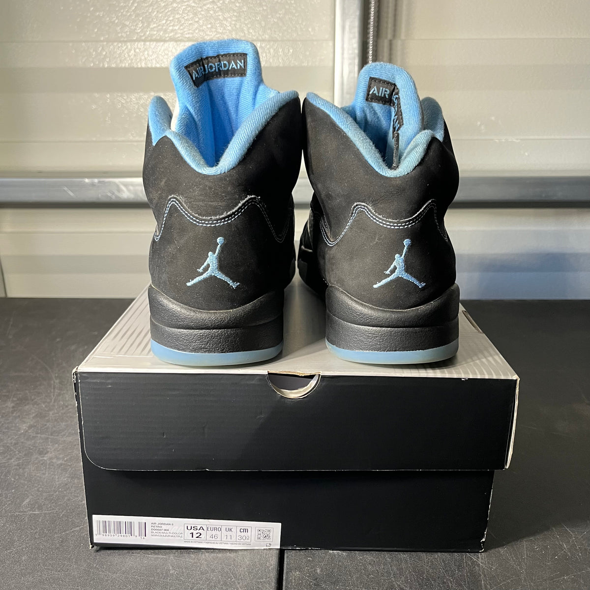 Size 12 - AJ 5 University Blue