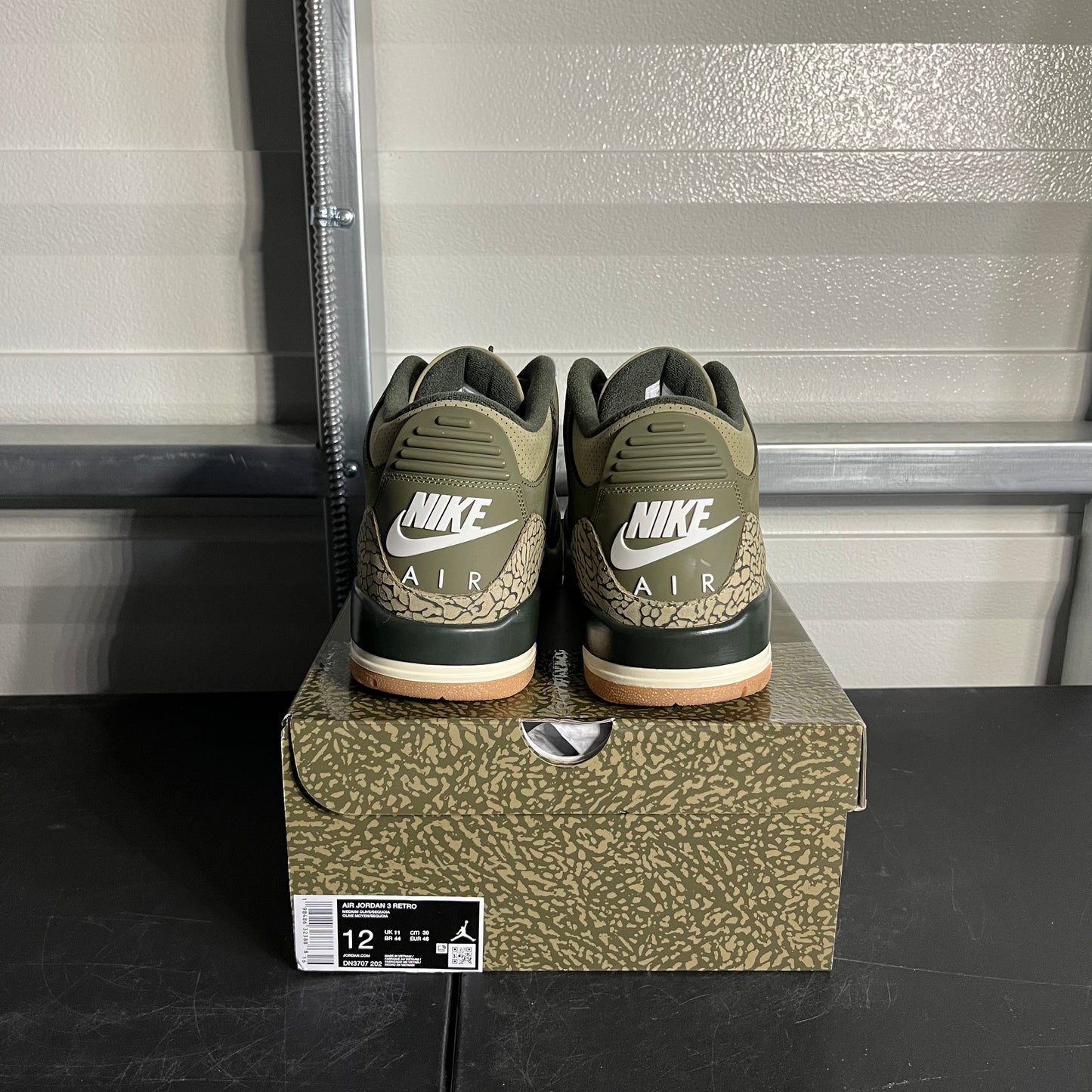 Size 12 - AJ 3 Retro Medium Olive