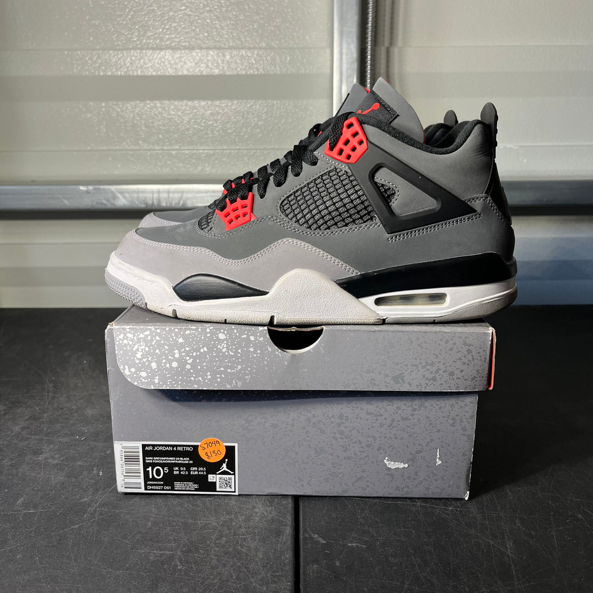 Size 10.5 - AJ 4 Infrared