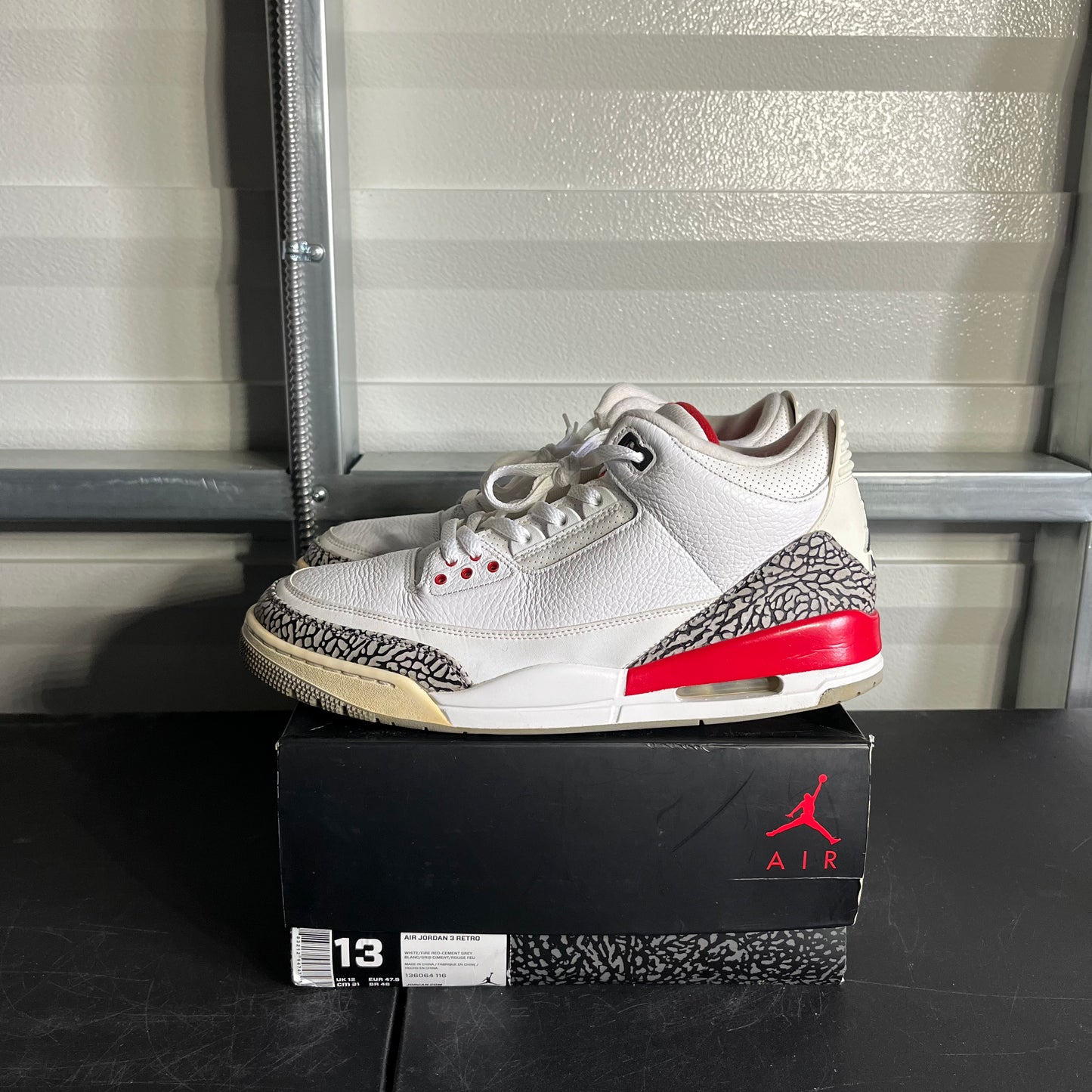 Size 13 - AJ 3 Retro Hall of Fame