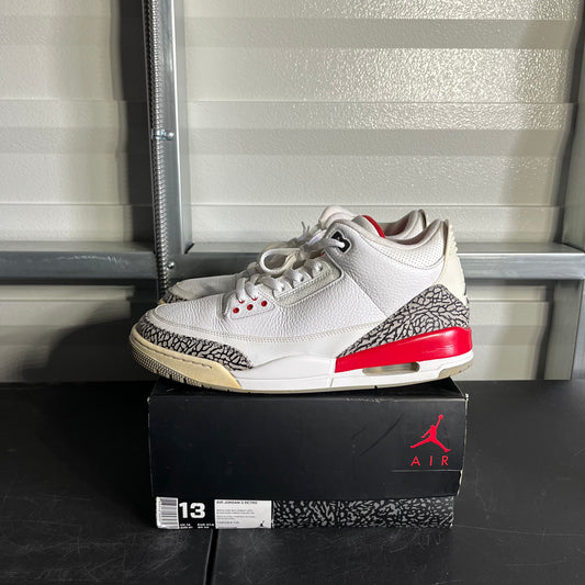Size 13 - AJ 3 Retro Hall of Fame