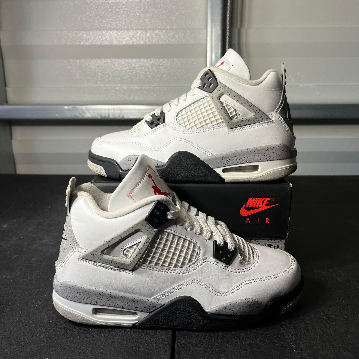 Size 6Y - AJ 4 White Cement