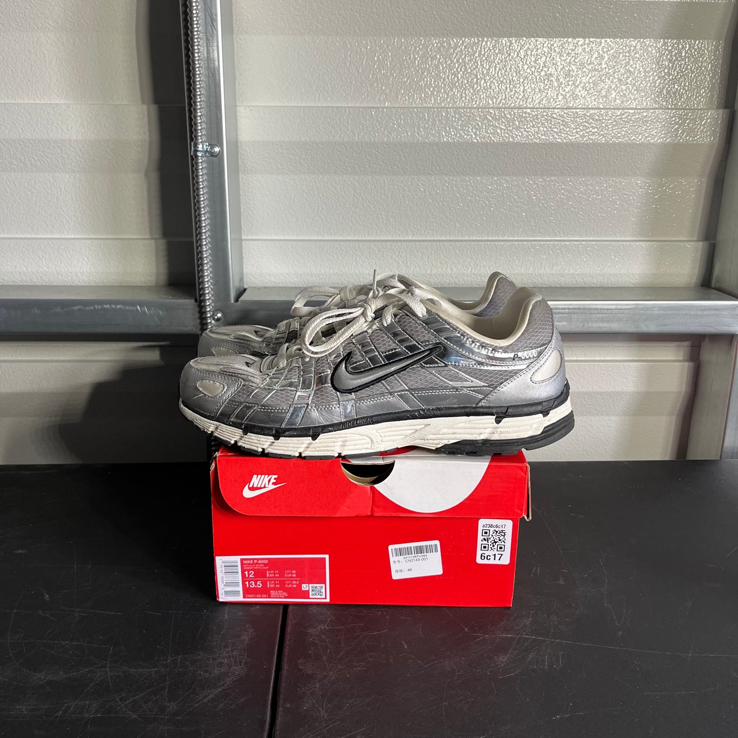 Size 12 - P-6000 Metallic Silver