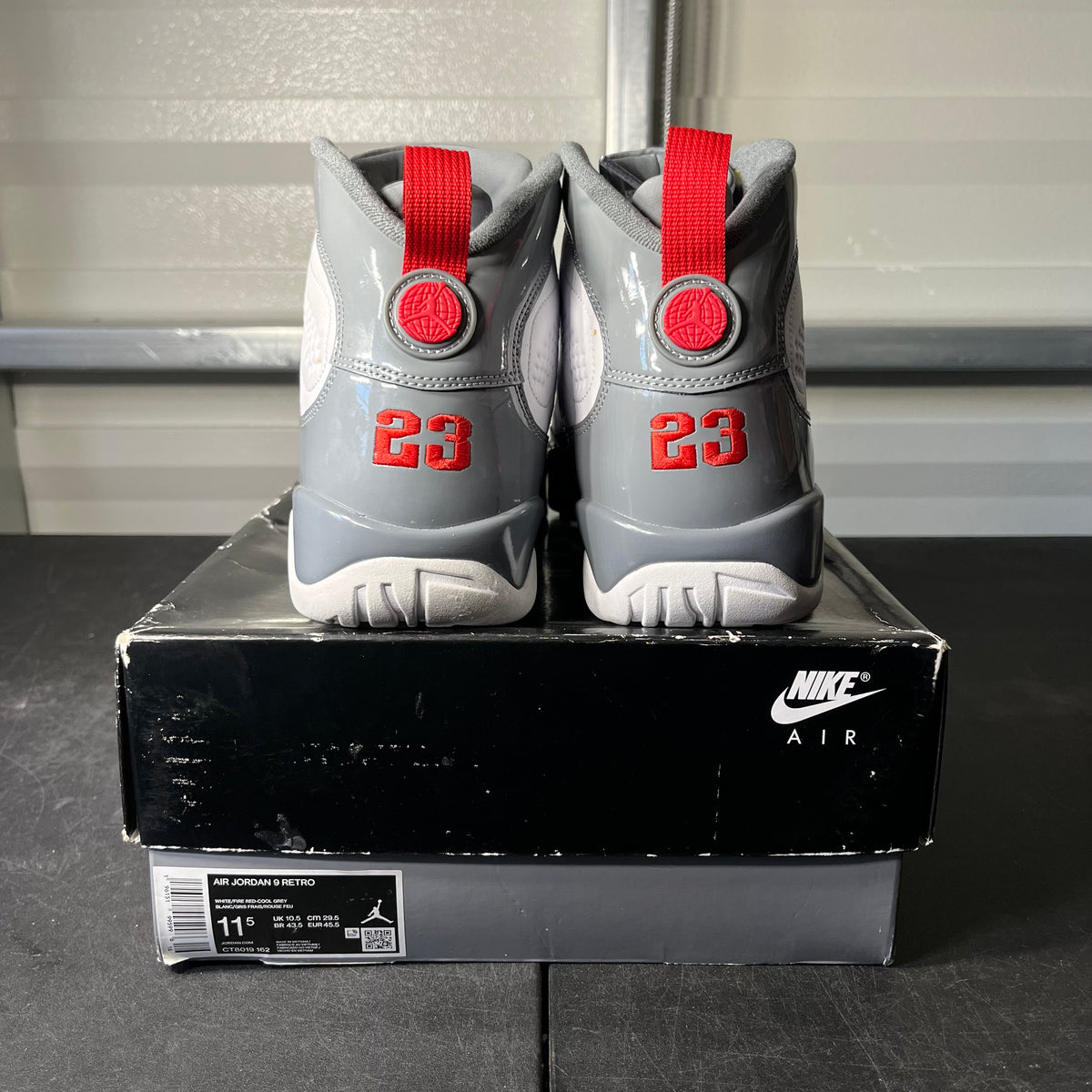 Size 11.5 - AJ 9 Fire Red