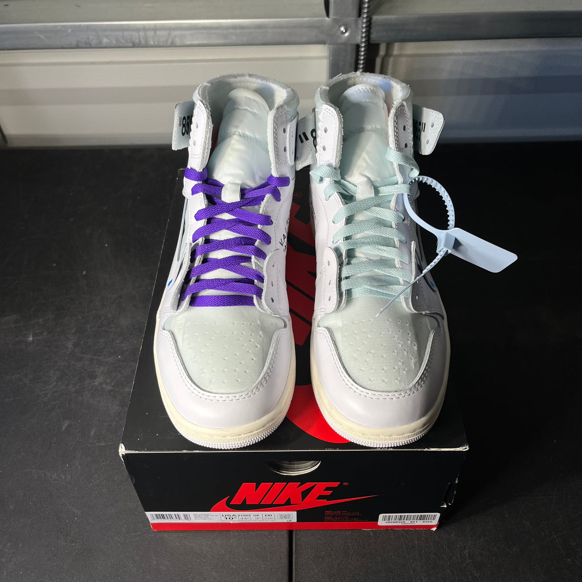 Size 10.5 - AJ 1 Off White Alaska