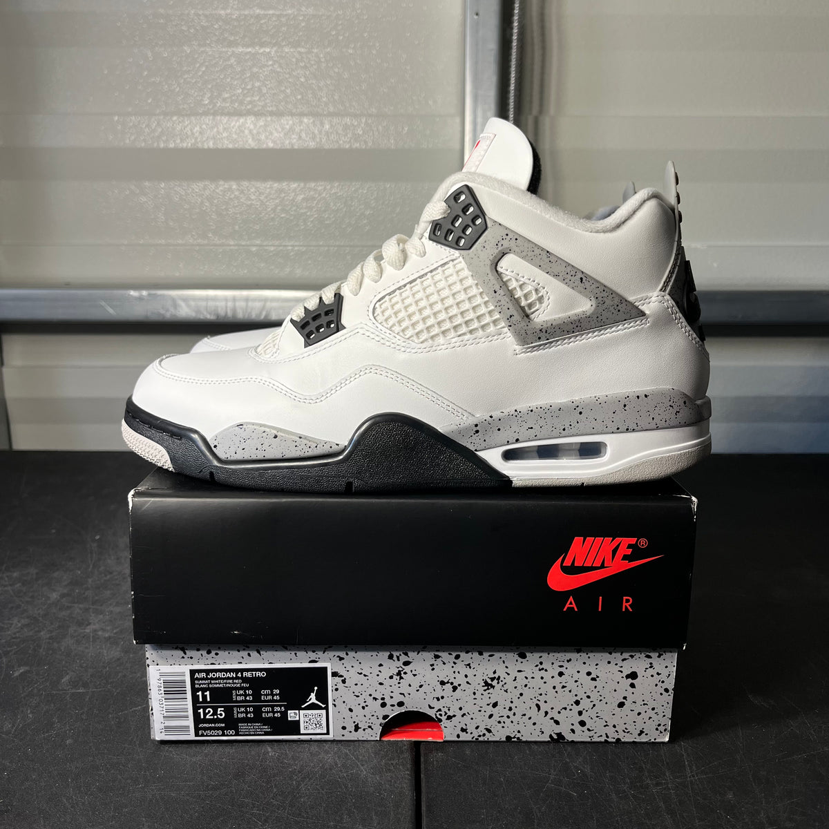 Size 11 - AJ 4 White Cement