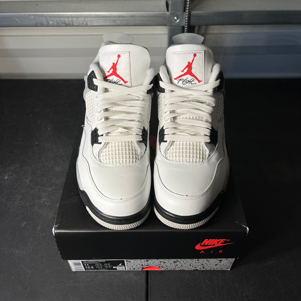 Size 11 - AJ 4 White Cement