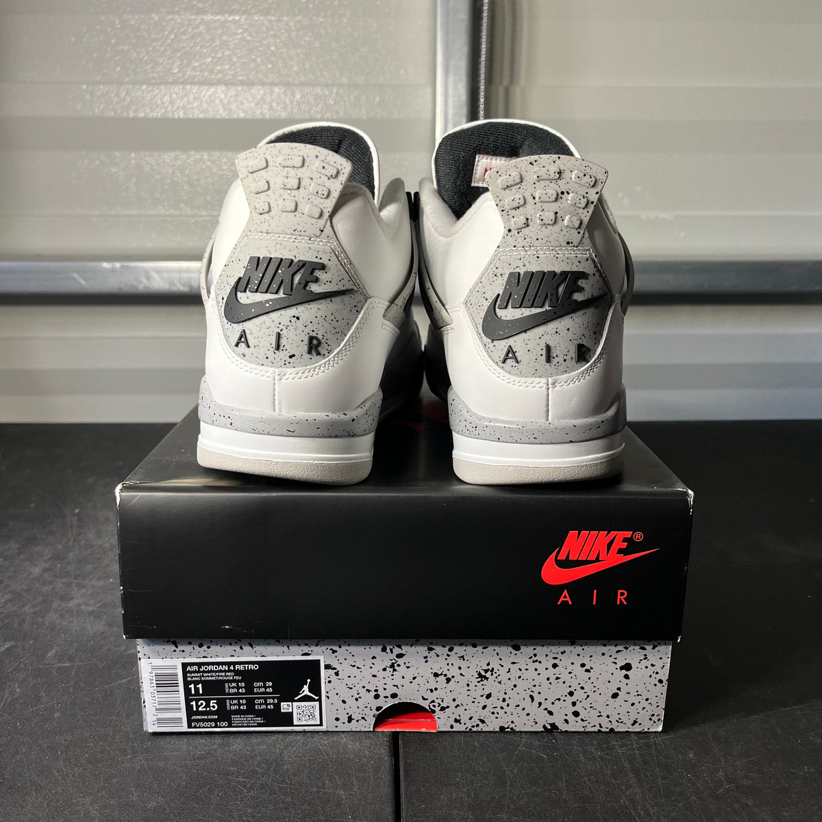 Size 11 - AJ 4 White Cement