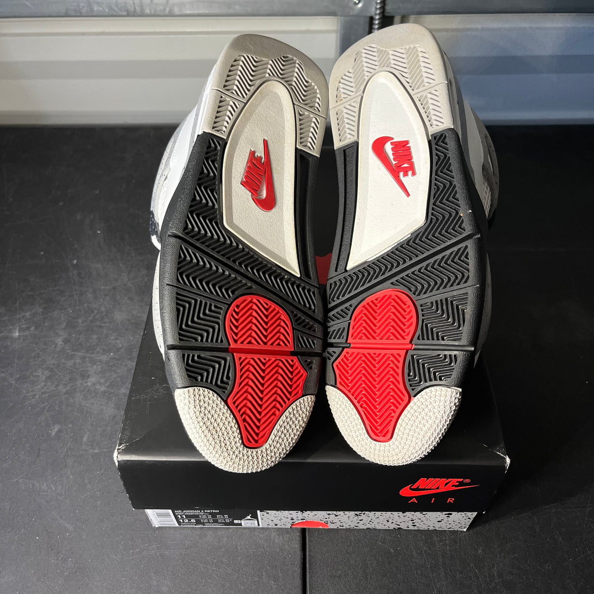 Size 11 - AJ 4 White Cement