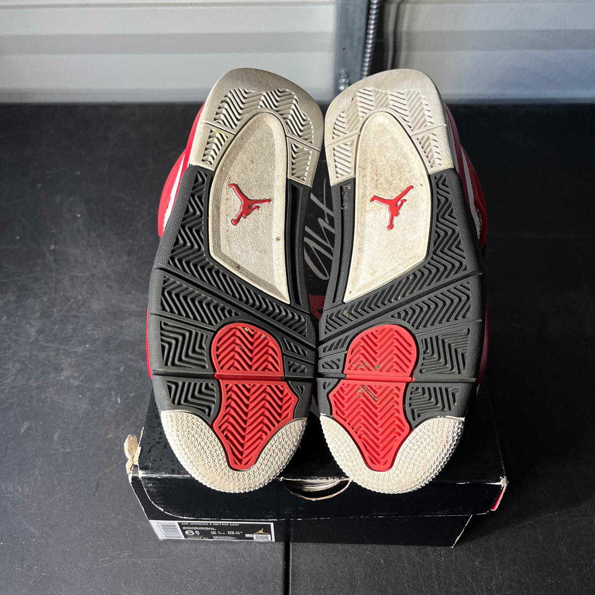 Size 6.5Y - AJ 4 Red Cement