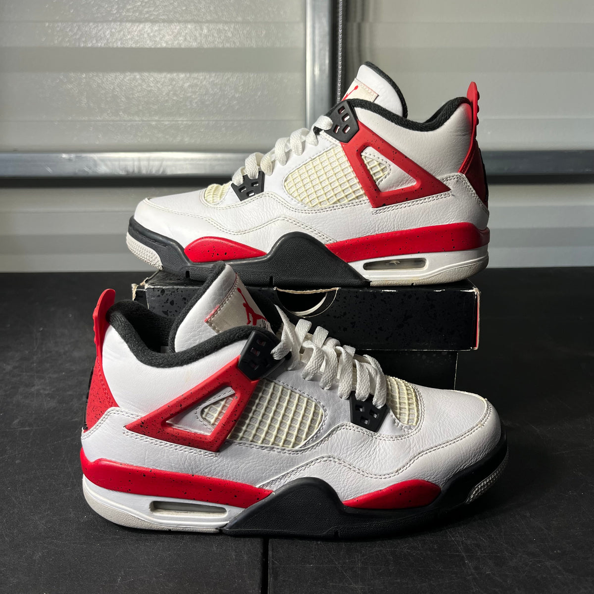 Size 6.5Y - AJ 4 Red Cement