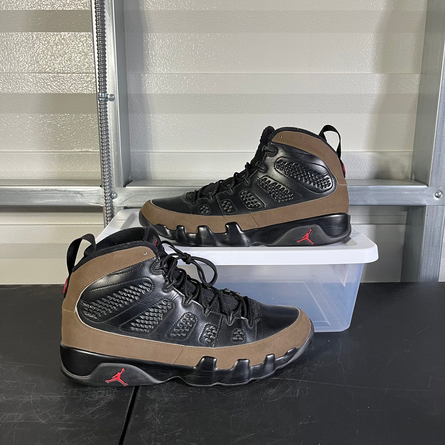 Size 13 - AJ 9 Retro Olive