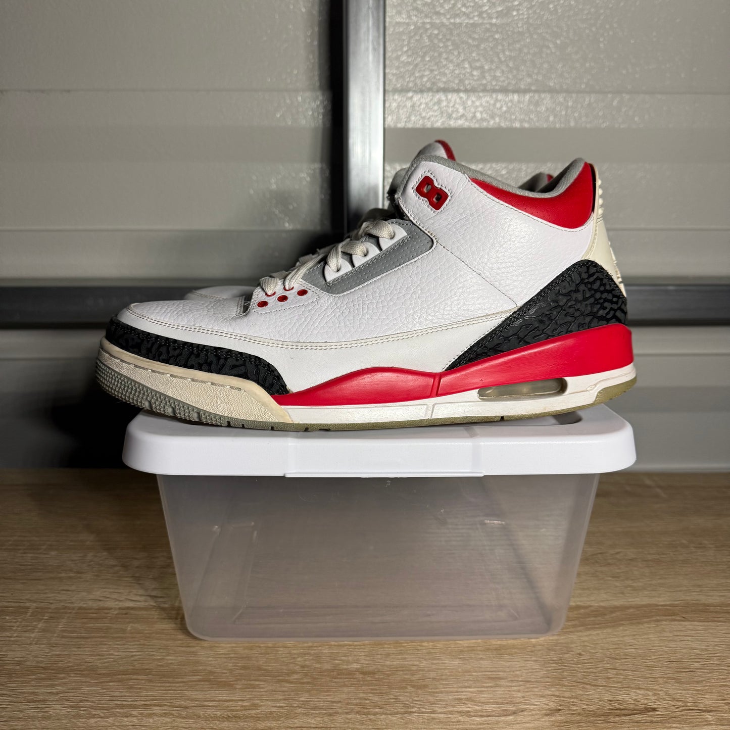 Size 12 - AJ 3 Retro Fire Red