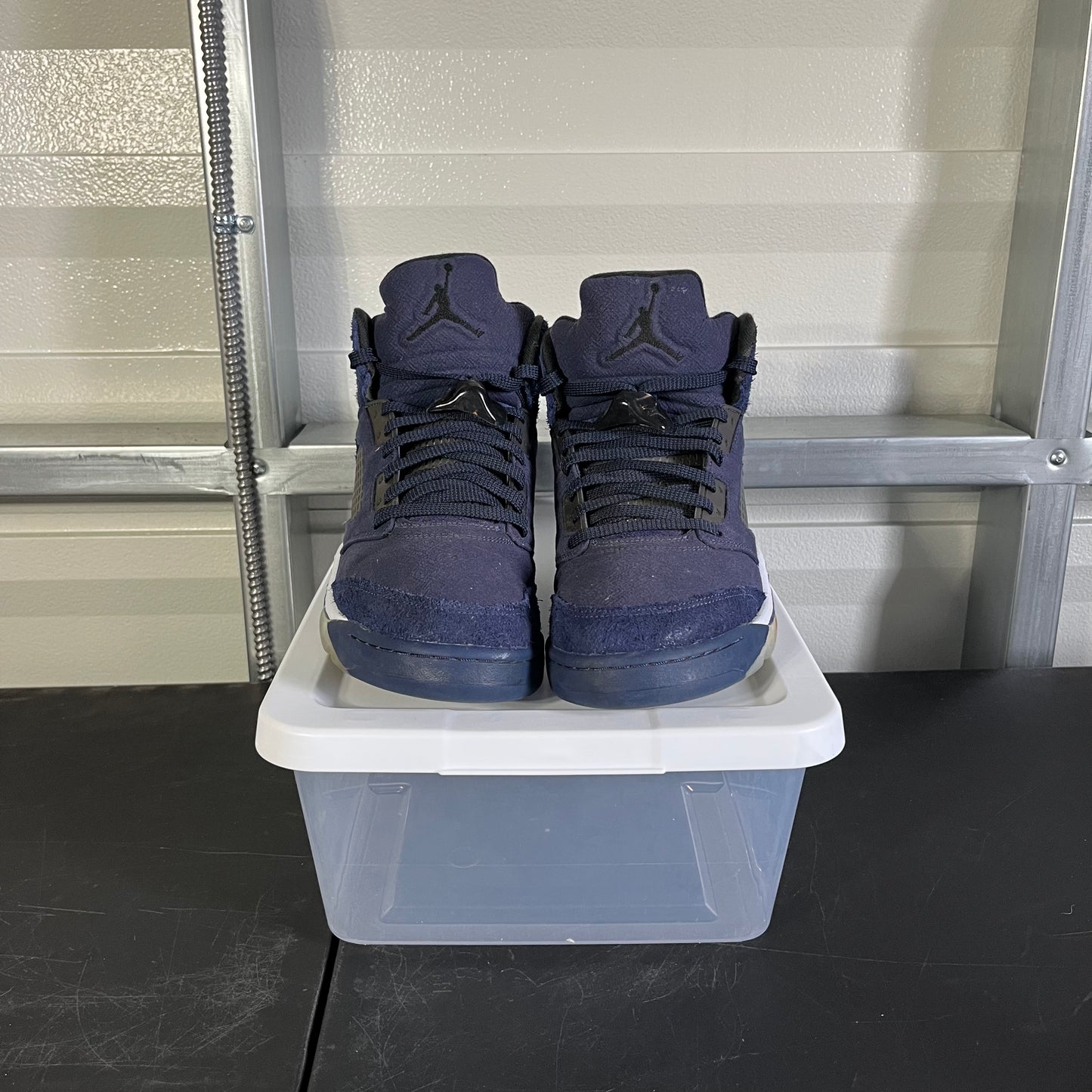 Size 12 - AJ 5 Retro Midnight Navy