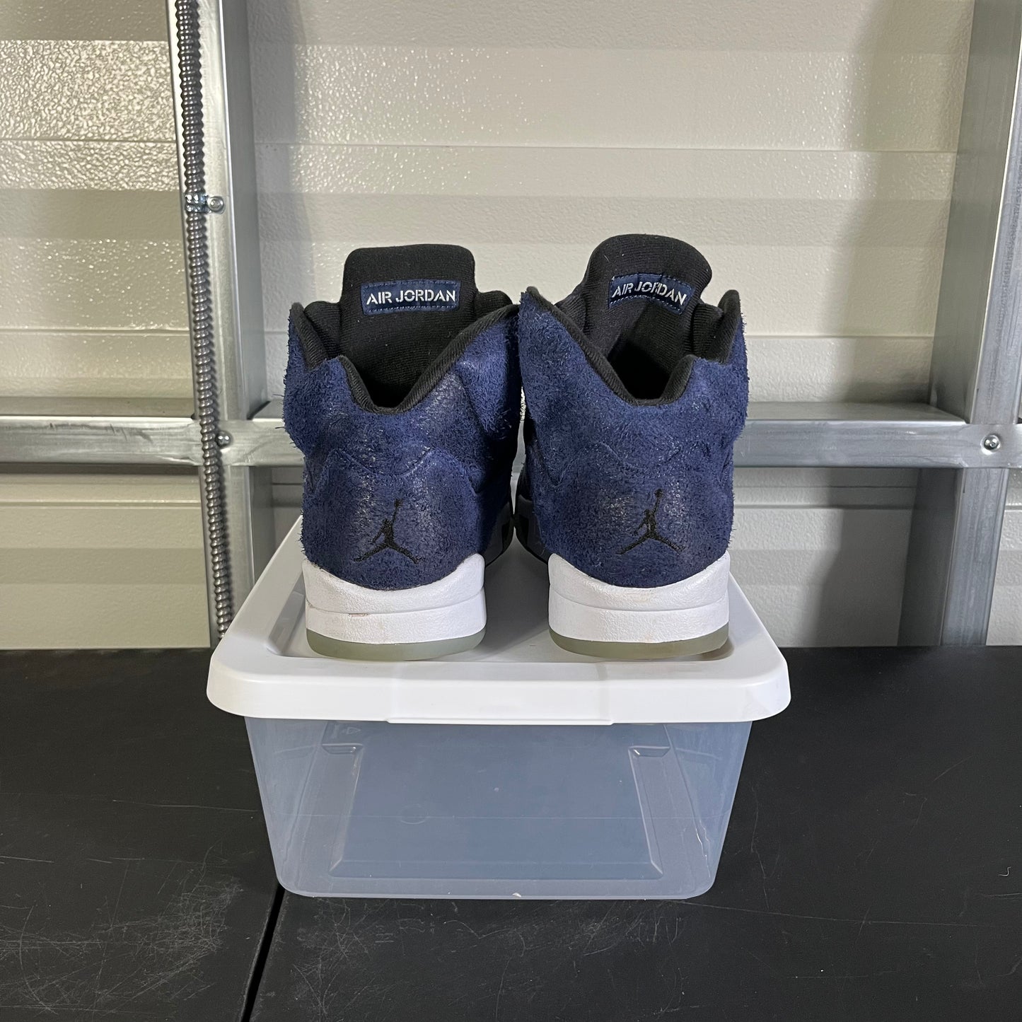 Size 12 - AJ 5 Retro Midnight Navy
