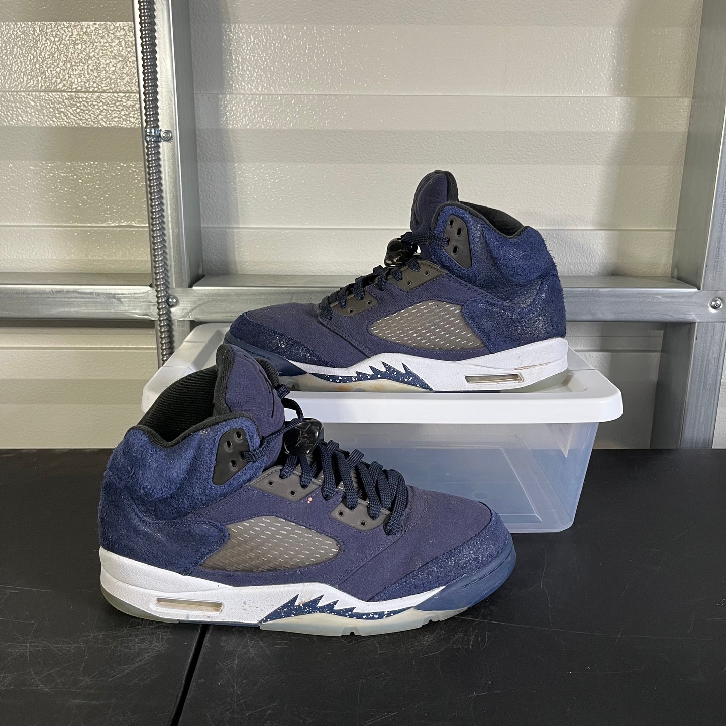 Size 12 - AJ 5 Retro Midnight Navy