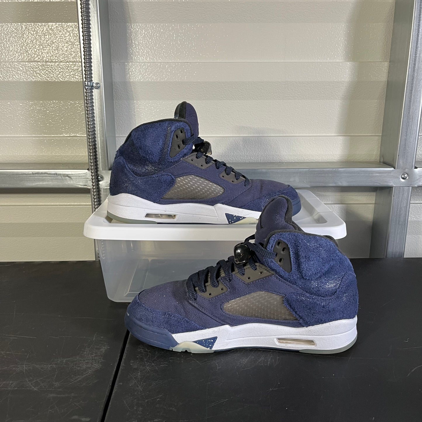 Size 12 - AJ 5 Retro Midnight Navy