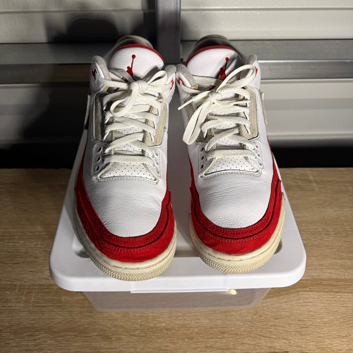 Size 12 - AJ 3 Retro Tinker University Red
