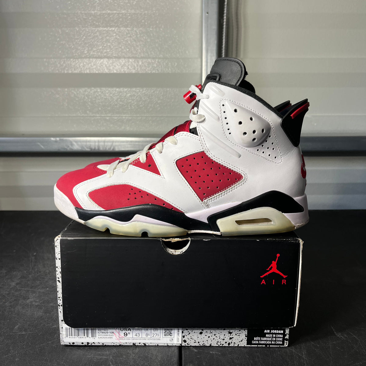 Size 9.5 - AJ 6 Carmine