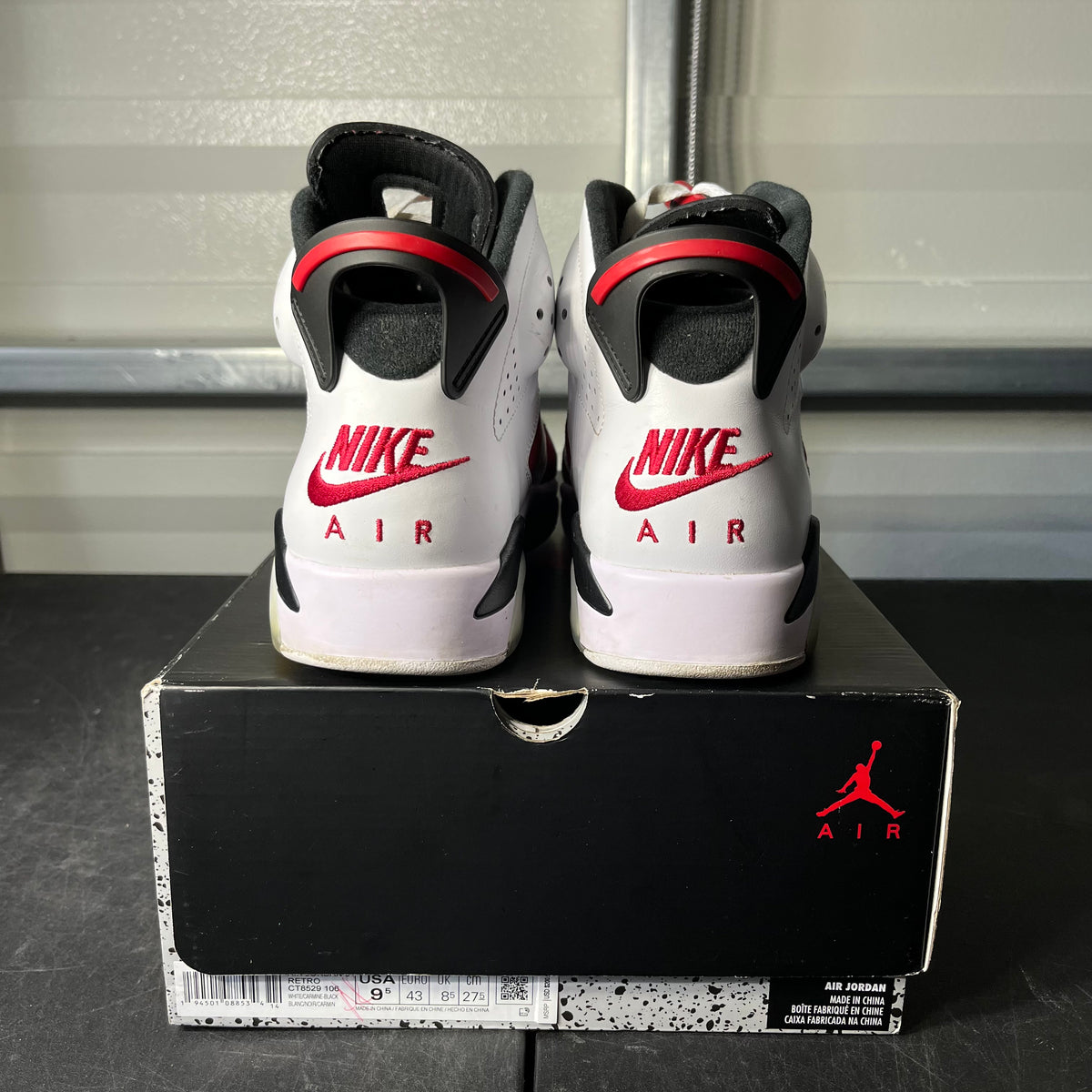Size 9.5 - AJ 6 Carmine
