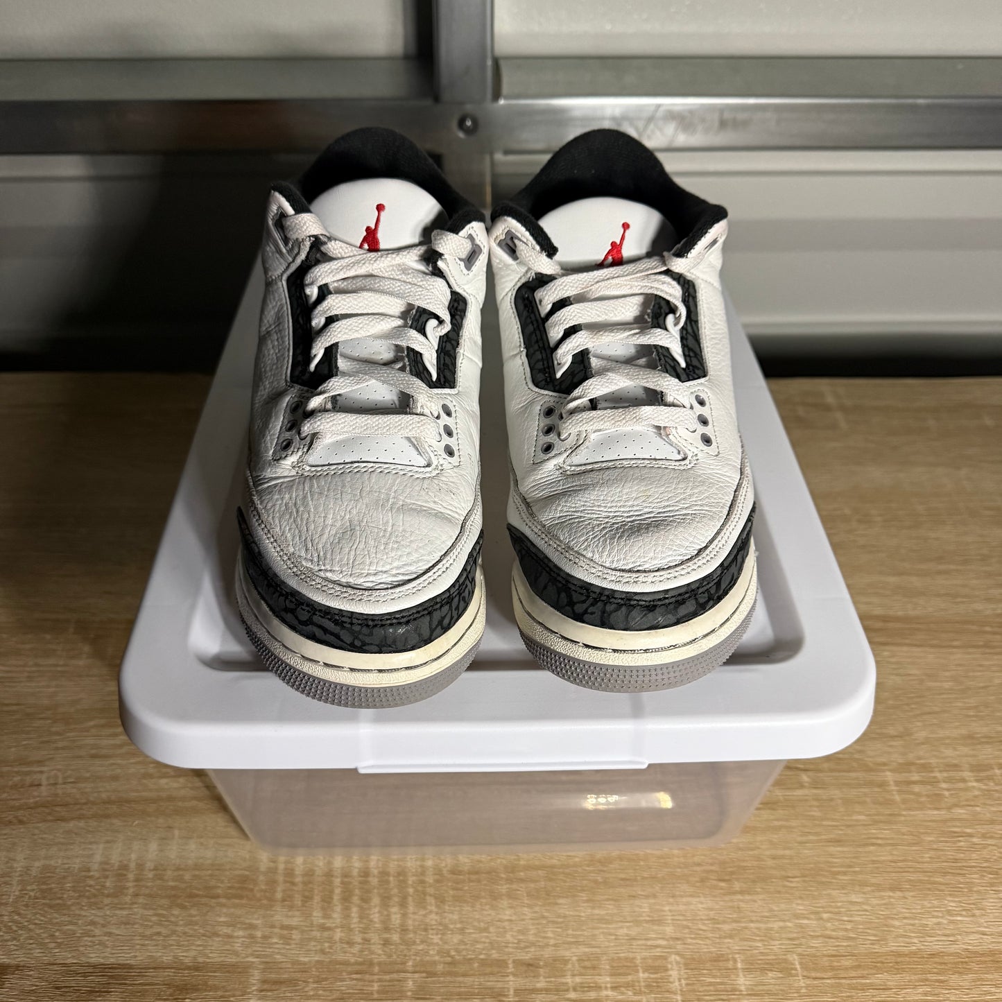 Size 6.5Y - AJ 3 Retro Cement Grey