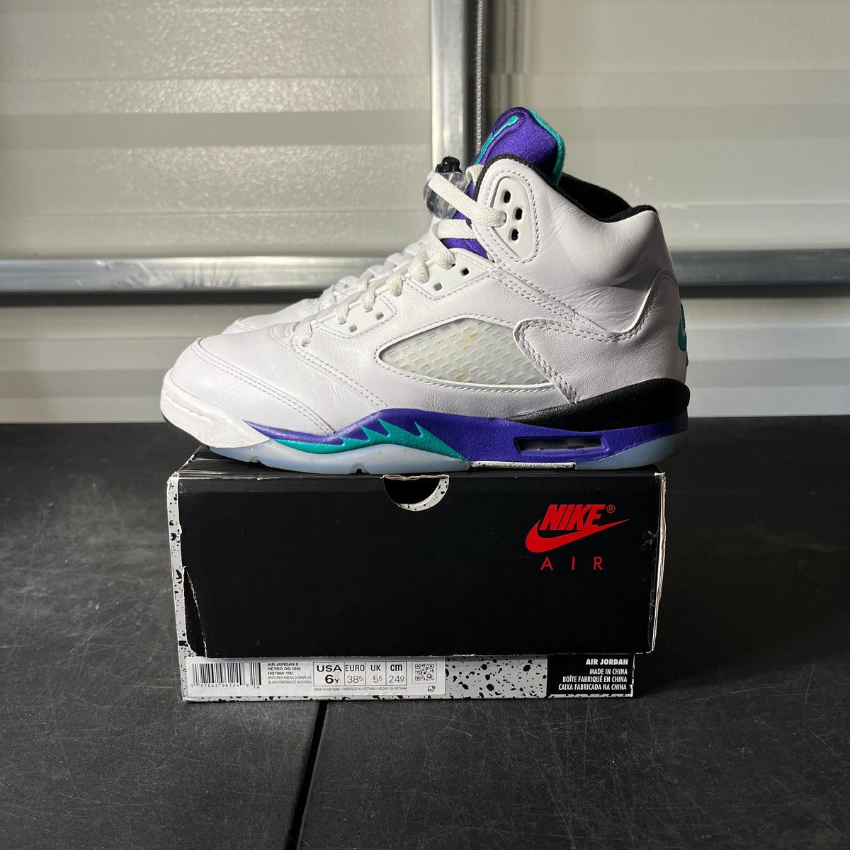 Size 6 - AJ 5 Grape