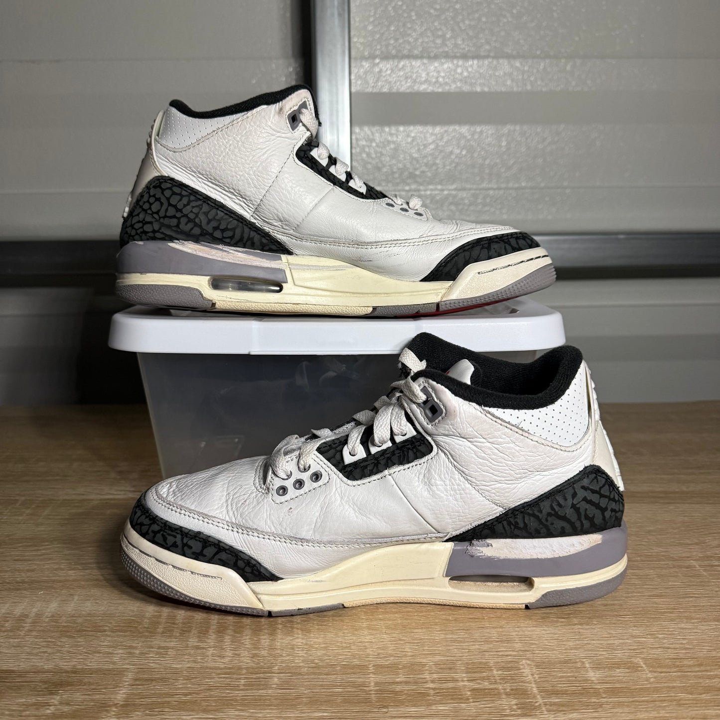 Size 6.5Y - AJ 3 Retro Cement Grey