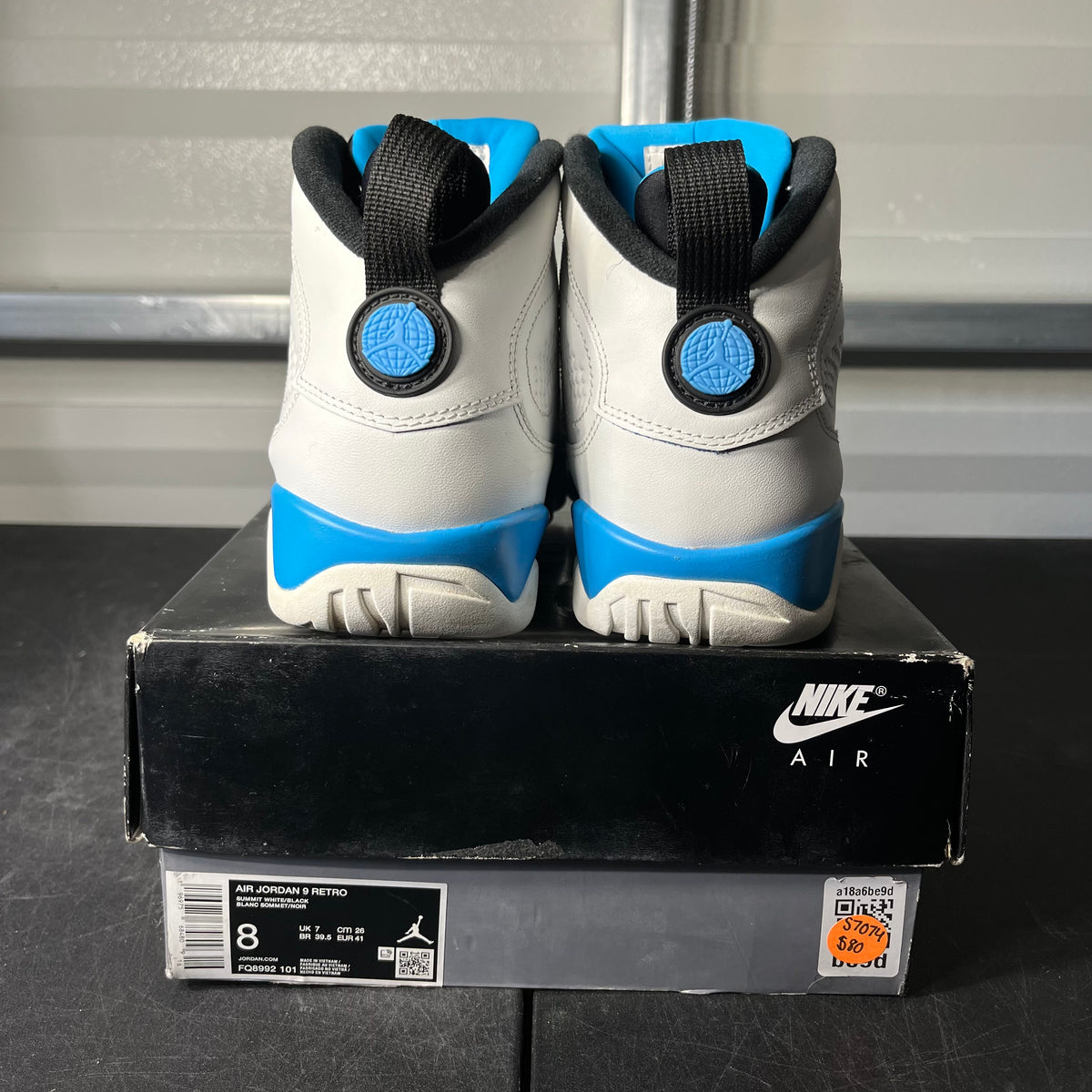 Size 8 - AJ 9 Powder Blue