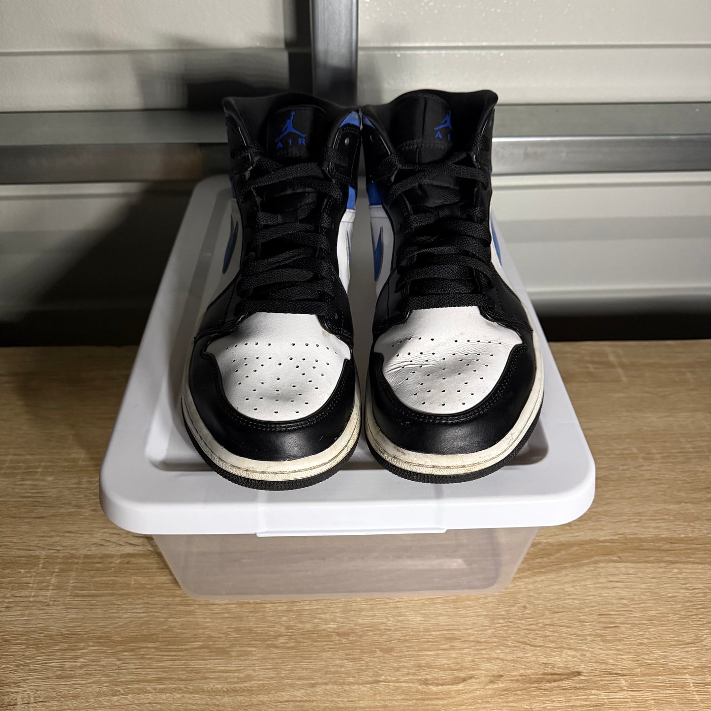 Size 10.5 - AJ 1 Mid Racer Blue